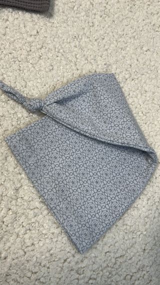 Gorro dormilón gris estampado