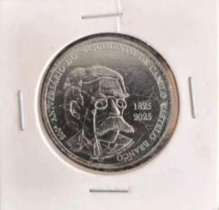Moneda 5€ Camilo Castelo Branco 2025 Portugal 2025