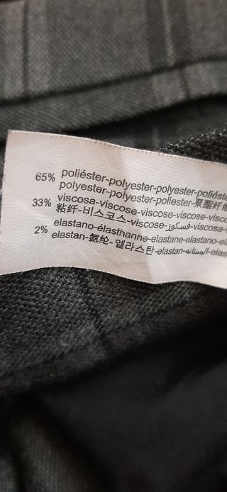 Pantalón juvenil corte Skinny gris