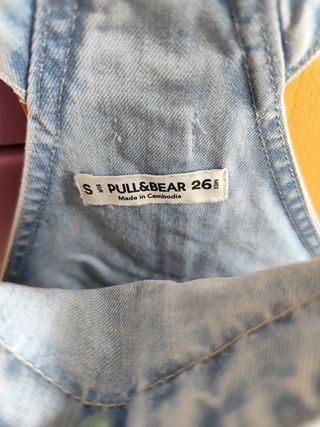 Peto vaquero Pull&Bear