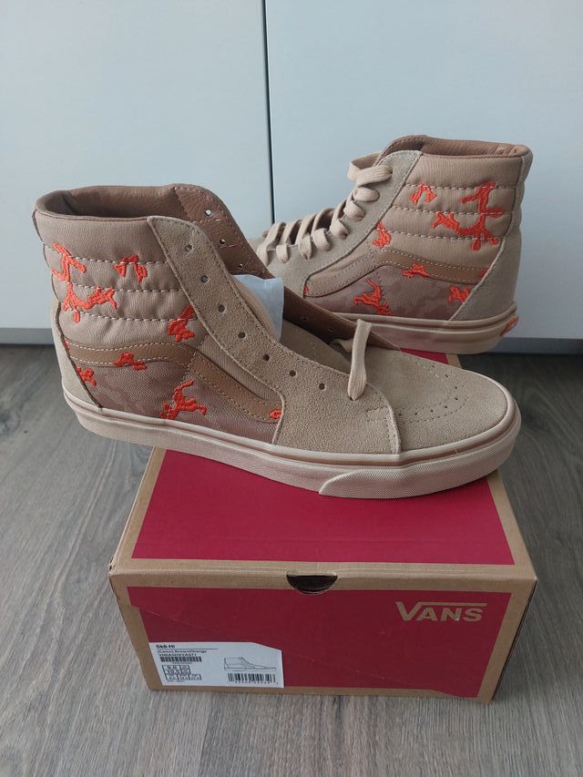 T42 Vans nuevas Piel SK8-Hi