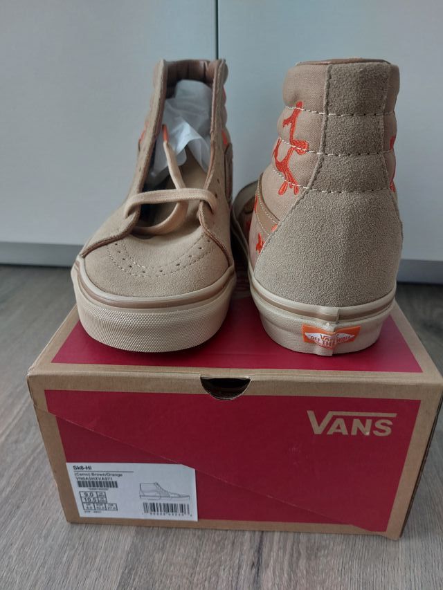 T42 Vans nuevas Piel SK8-Hi