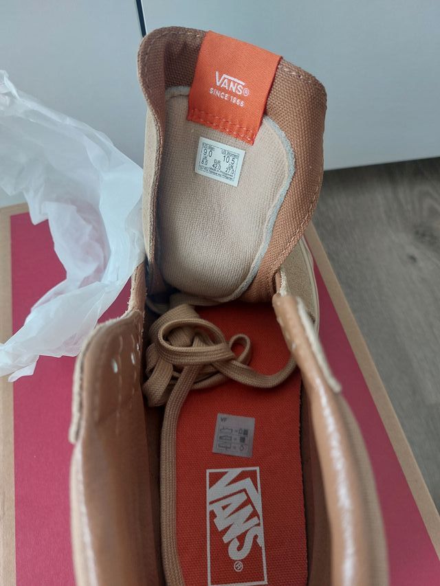 T42 Vans nuevas Piel SK8-Hi