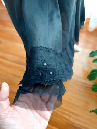 Falda de fiesta negra