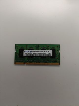 Memoria RAM Samsung 1GB DDR2 Portátil