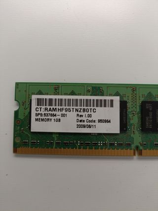 Memoria RAM Samsung 1GB DDR2 Portátil