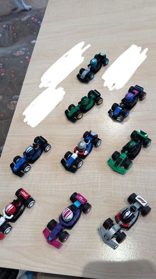 LEGO F1 Minifiguras