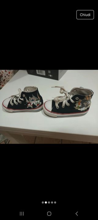 Converse All Star x Bugs Bunny Tg 22