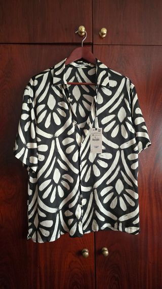 Camisa Zara Estampada M