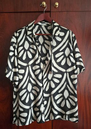 Camisa Zara Estampada M