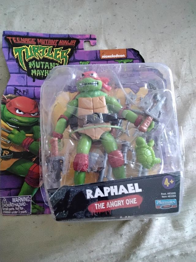 Statuetta delle tartarughe ninja di Raphael Mutant Mayhem