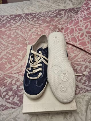 Zapatillas Bata Unisex Azul Marino Talla 41