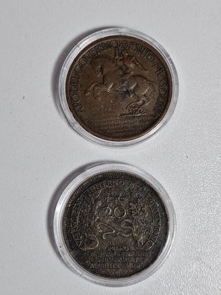 Buono 2 Lire e 20 Cent Esposizione Milano 1928