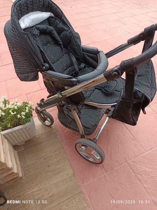 Carrito bebé + capazo + portabebés