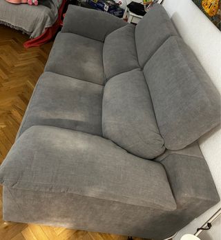 Divano Divani Beb grigio a 3 posti