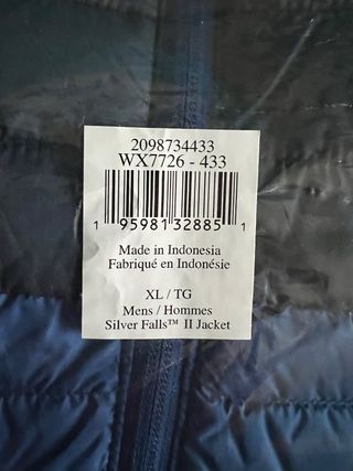 Chaqueta Columbia Anorak Talla XL Azul