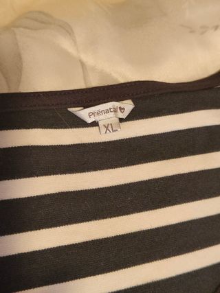 Vestido rayas premamá talla L