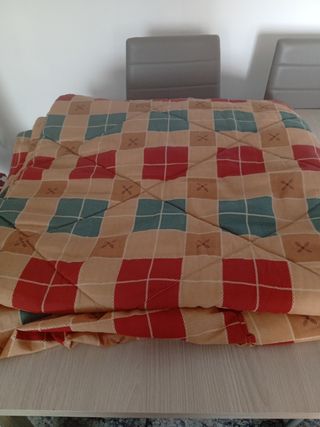 Colcha Matrimonio Diseño Rombo