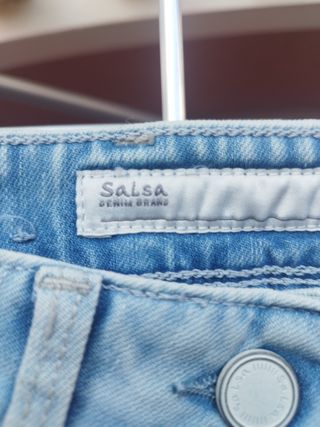 Falda vaquera Salsa azul