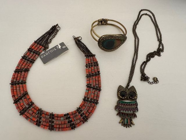2 Collares y Pulsera mujer