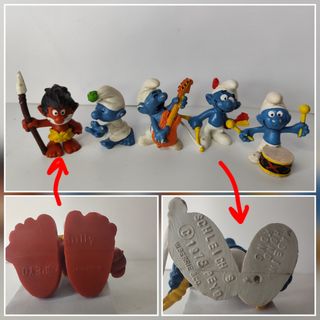 Figuras Pitufos pvc Vintage PEYO 