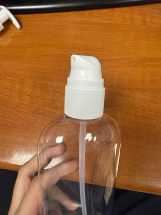 Envase Pet transparente con dosificador