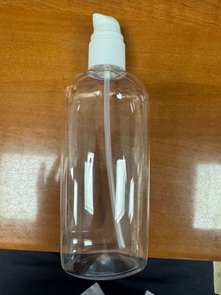 Envase Pet transparente con dosificador