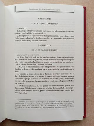 Dos libros de derecho civil aragonés.