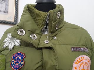 Piumino YELL! INDUSTRY Verde Donna TG M