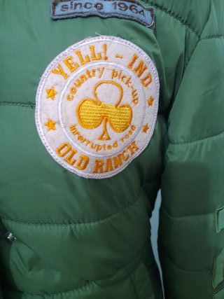 Piumino YELL! INDUSTRY Verde Donna TG M