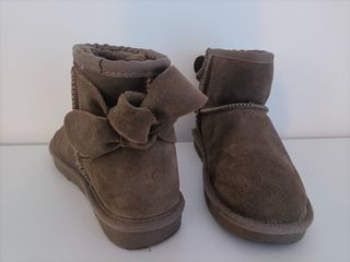 Botas niña marrones