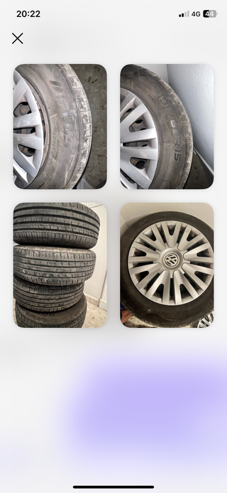 Neumáticos 195/65R15 91H casi nuevos