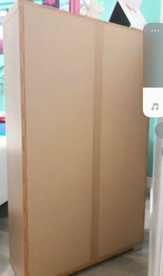 Mueble Zapatero Blanco y Marrón