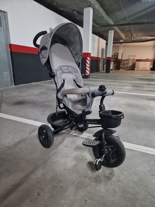 Triciclo Kinderkraft evolutivo gris