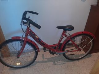Bicicleta Paseo 24 Roja..entrega en  mano.