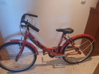 Bicicleta Paseo 24 Roja..entrega en  mano.