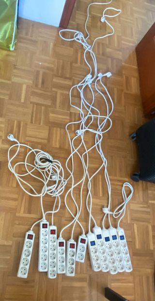 Regleta alargador con interruptor 1 unidad