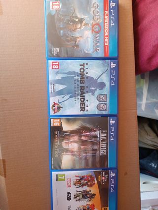 6 Juegos PS4 (PlayStation 4) - God of War, Tomb Ra