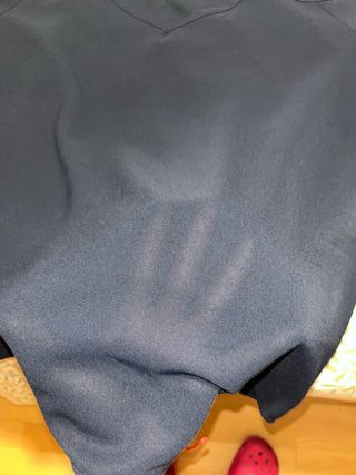 Blusa tirantes hombros descubiertos azul marino