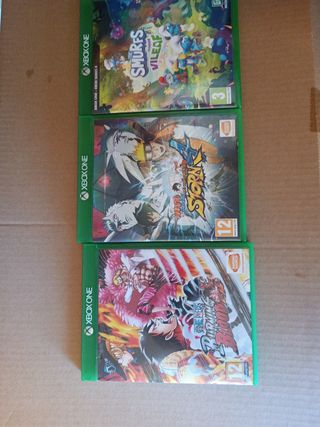 3 Juegos Xbox One: Smurfs, Naruto, One Piece