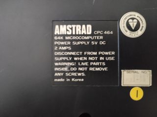 AMSTRAD ORDENADOR TECLAS ALTAS