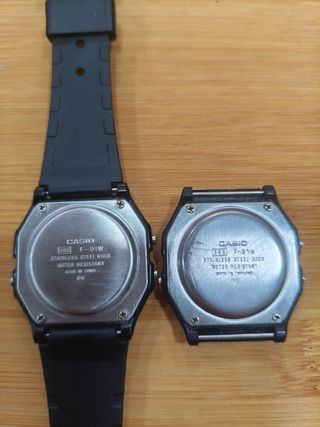 Reloj Casio F-91W Digital Unisex Negro