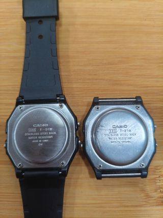 Reloj Casio F-91W Digital Unisex Negro