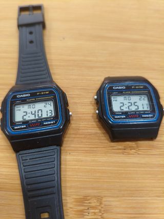 Reloj Casio F-91W Digital Unisex Negro