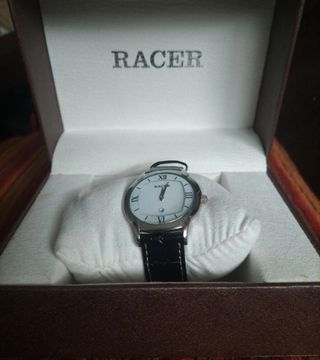 Reloj Racer Negro y Plateado