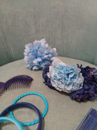 Pack Flamenca Azul celeste y azul marino