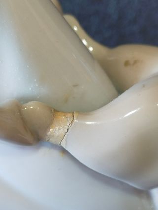 Figura porcelana Lladro antigua chef y cerdo