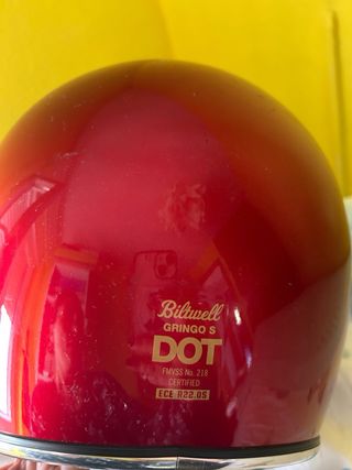 Casco Moto Biltwell Gringo Rojo
