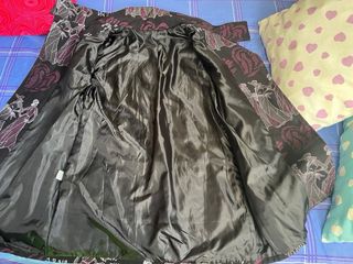 Chaquetón estampado mujer