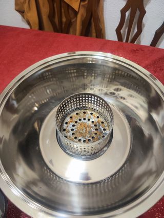 Barbacoa Camping Negra y Plateada